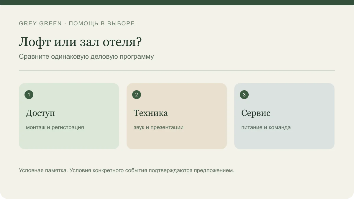 Лофт или зал отеля?